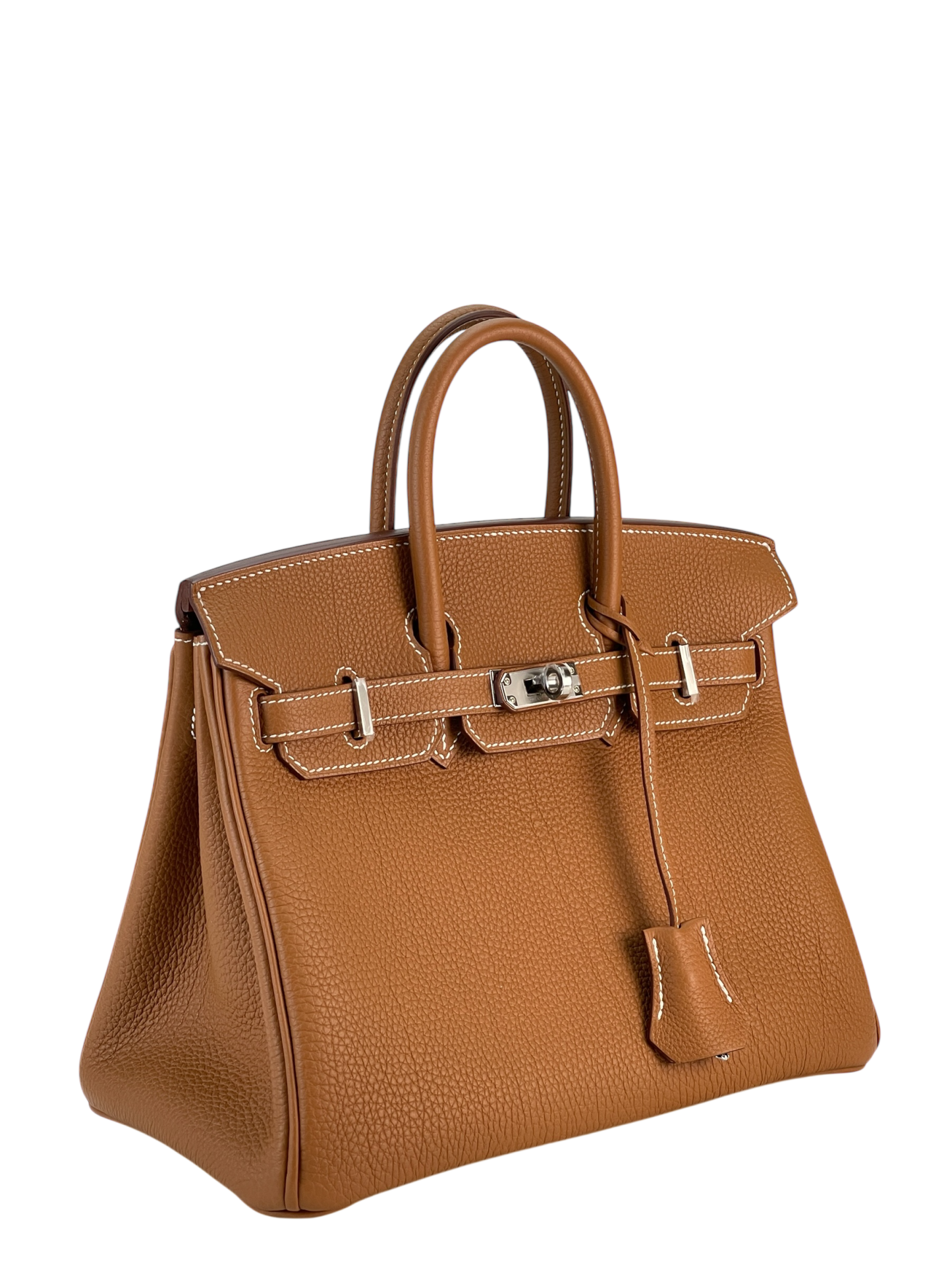 HERMES - Birkin 25 Gold Togo Palladium Hardware