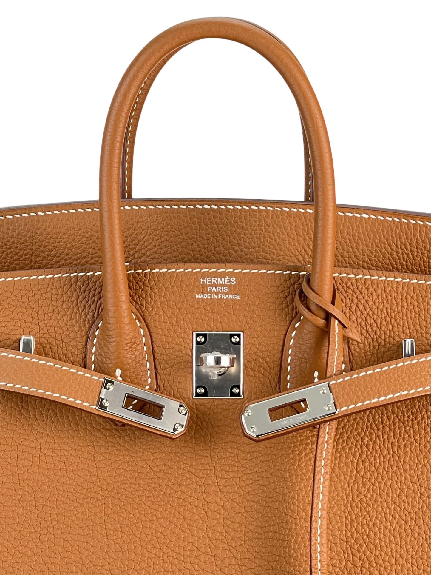 HERMES - Birkin 25 Gold Togo Palladium Hardware