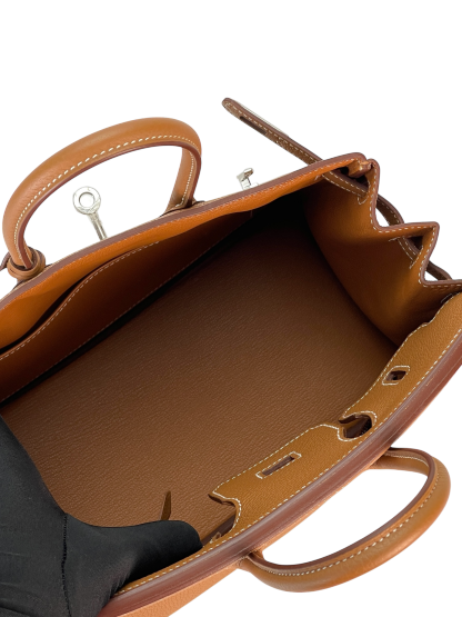 HERMES - Birkin 25 Gold Togo Palladium Hardware 