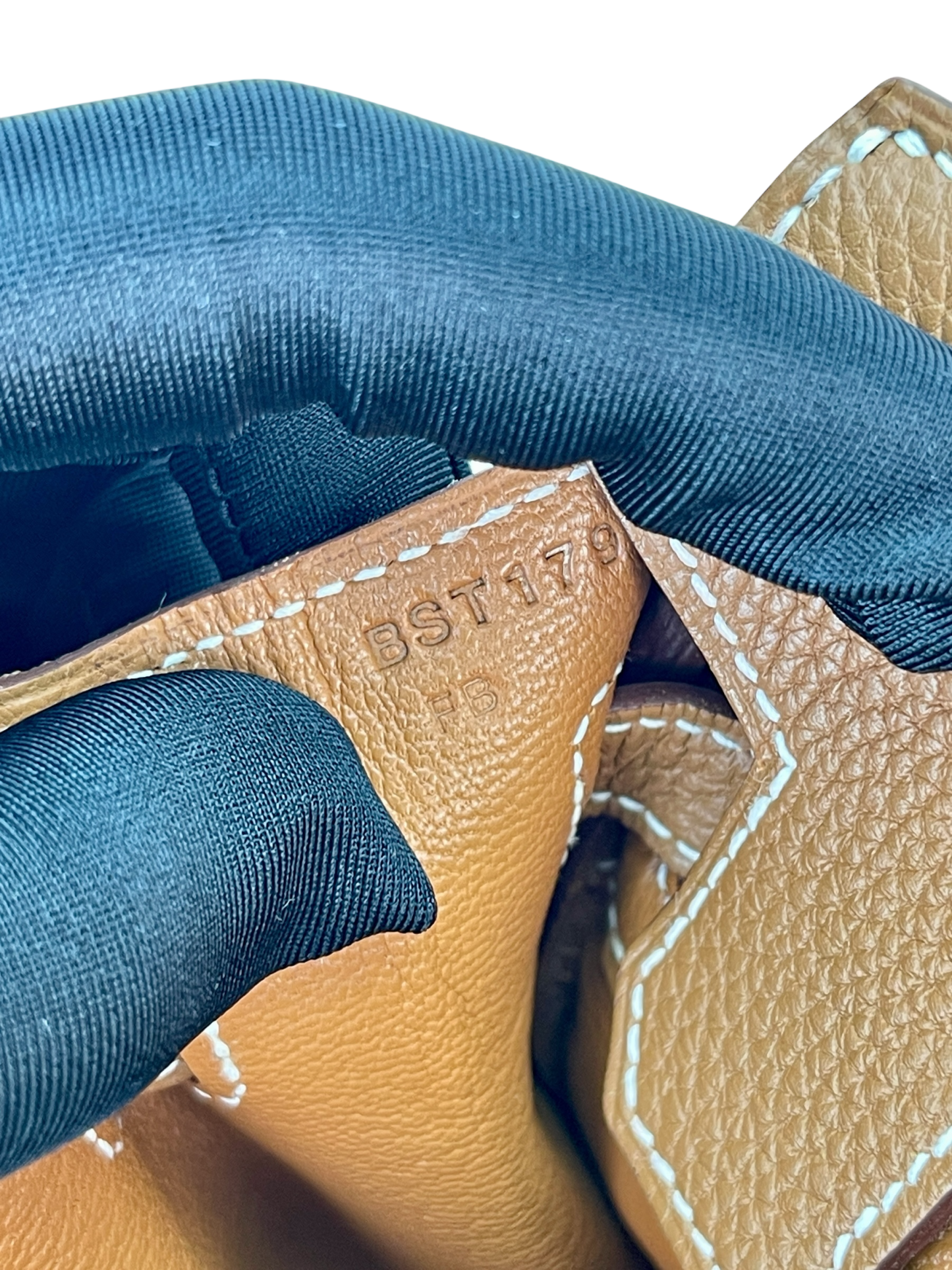 HERMES - Birkin 25 Gold Togo Palladium Hardware