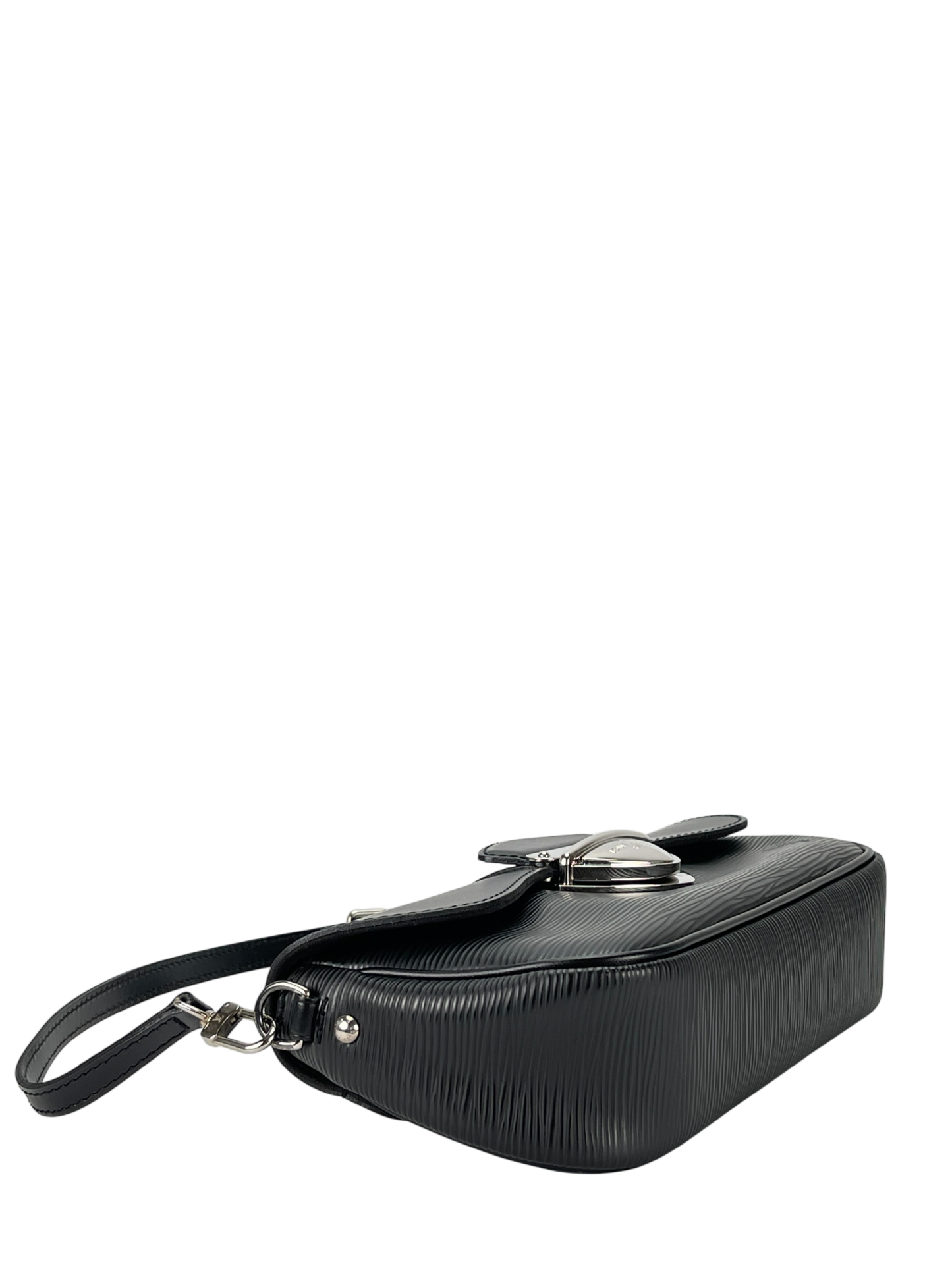 LOUIS VUITTON - Black Epi  Montaigne Clutch Bag