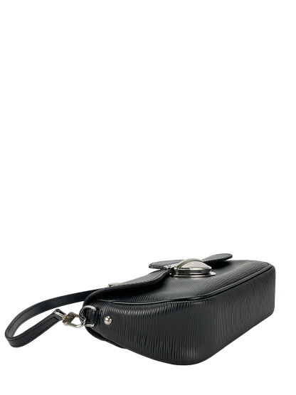 LOUIS VUITTON - Black Epi  Montaigne Clutch Bag