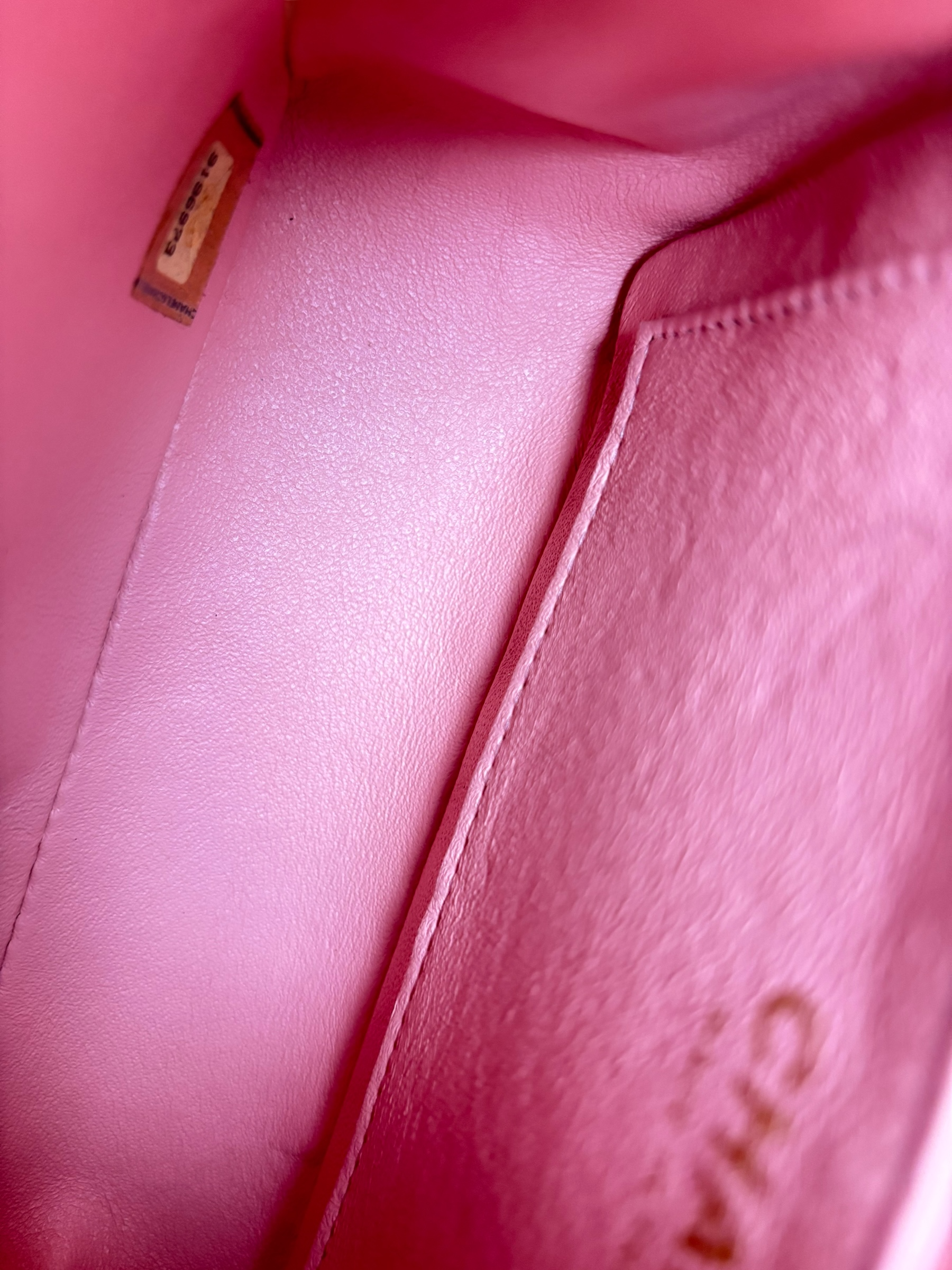 CHANEL - Pink Caviar Mini Classic Square Flap Shoulder Bag 17