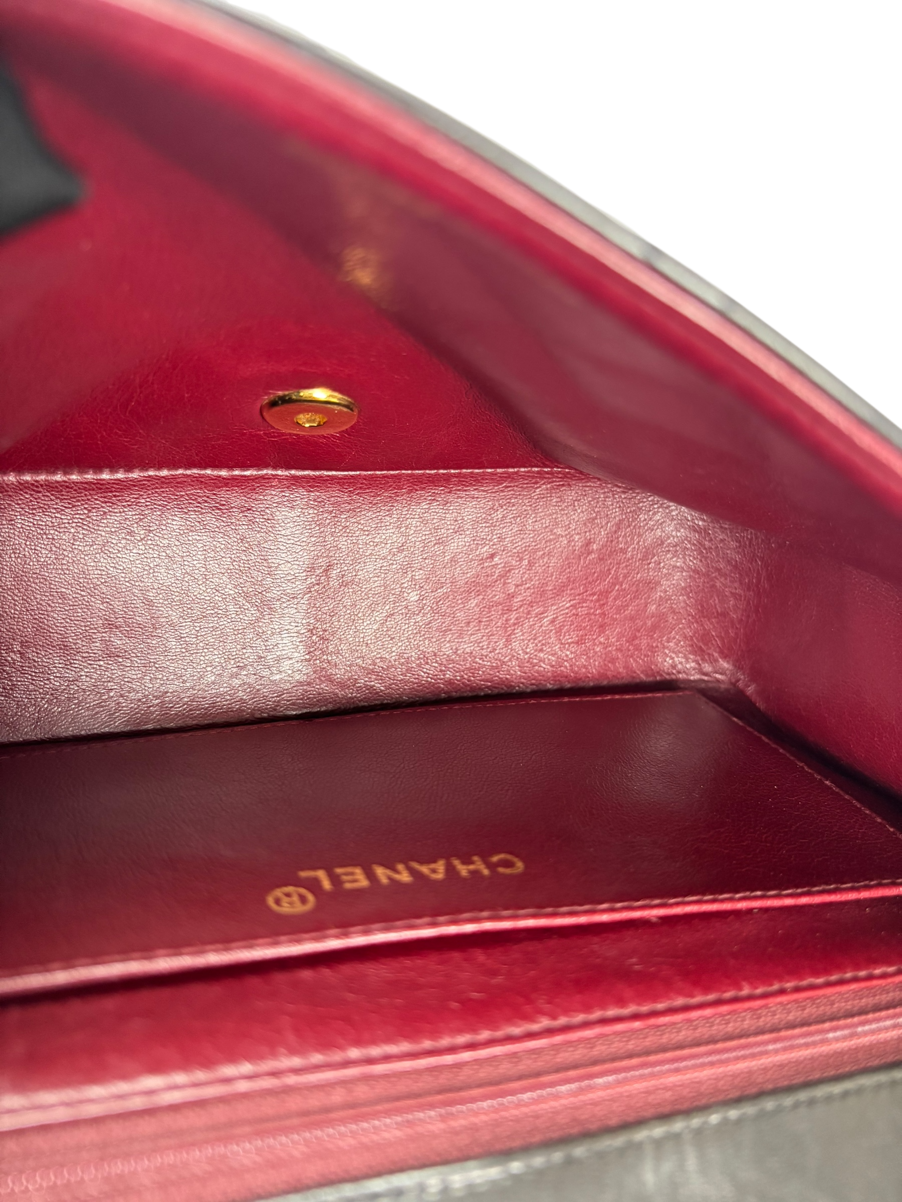 CHANEL - Black Lambskin Medium Diana Shoulder Bag