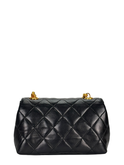CHANEL - Black Lambskin with Bijoux Chain Bag