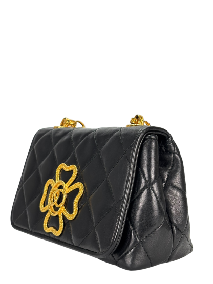 CHANEL - Black Lambskin with Bijoux Chain Bag