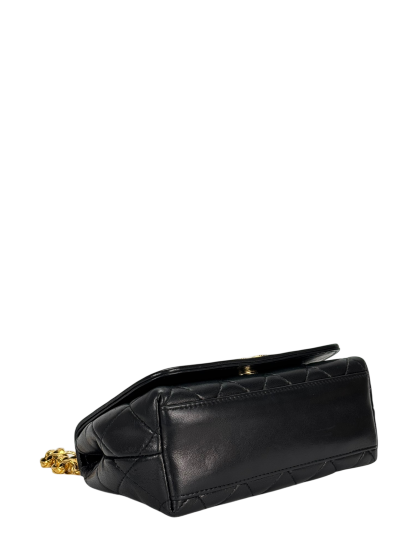 CHANEL - Black Lambskin with Bijoux Chain Bag