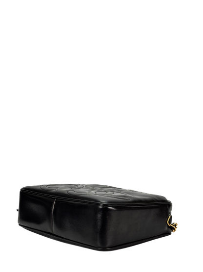 CHANEL - Black Lambskin CC Tassel Camera Case Shoulder Bag