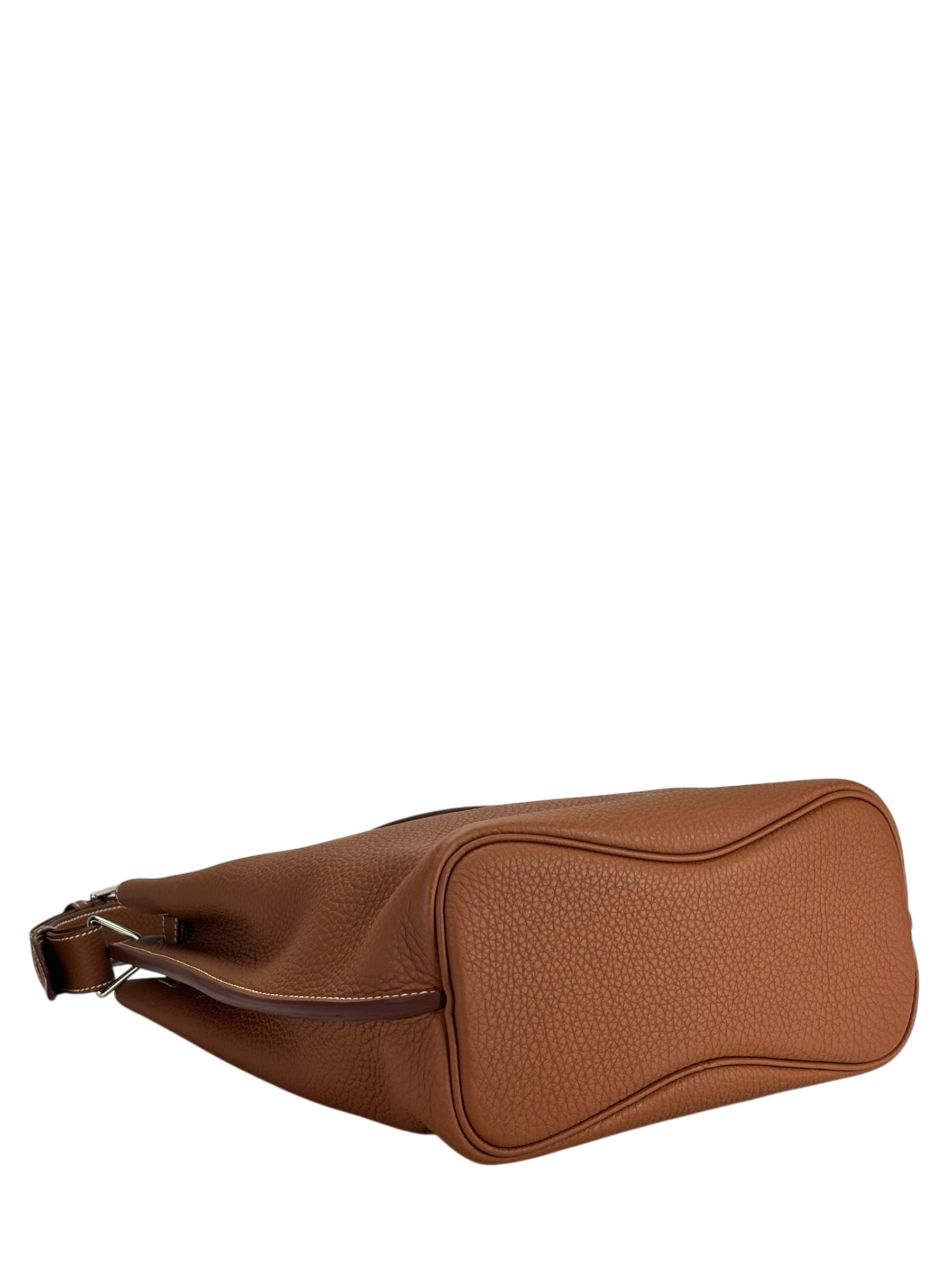 HERMES - So Kelly Shoulder Bag 37 Gold Togo Palladium Hardware