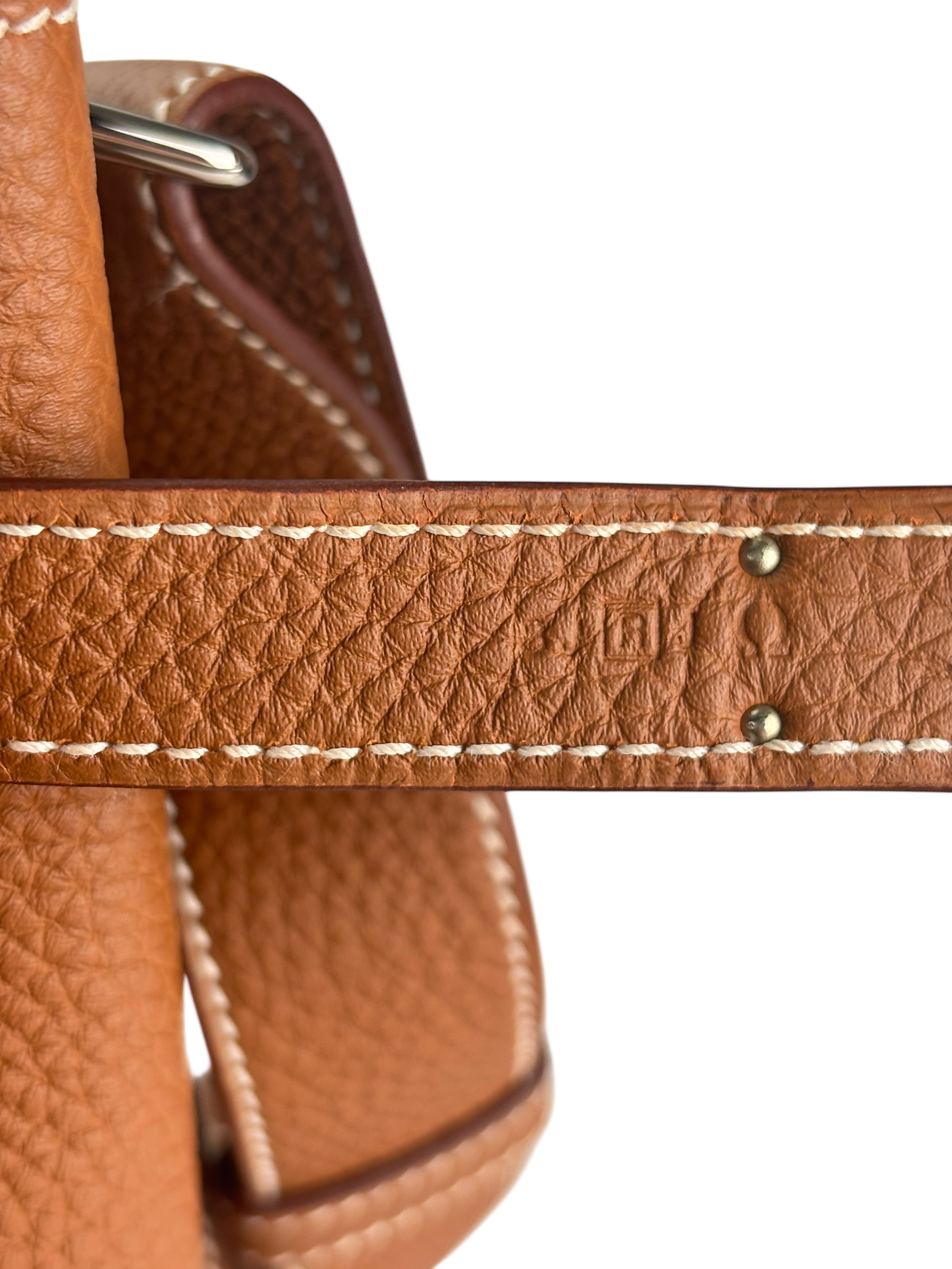 HERMES - So Kelly Shoulder Bag 37 Gold Togo Palladium Hardware