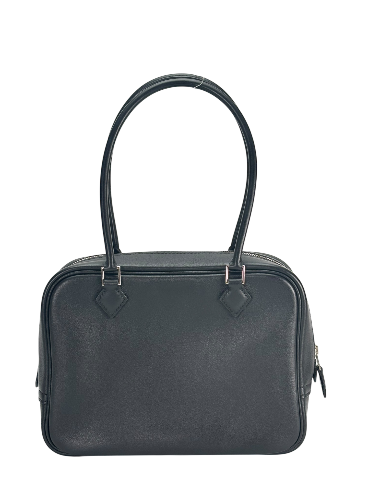 HERMES - Hermes Mini Plume 20 Swift Black Silver Hardware Bag