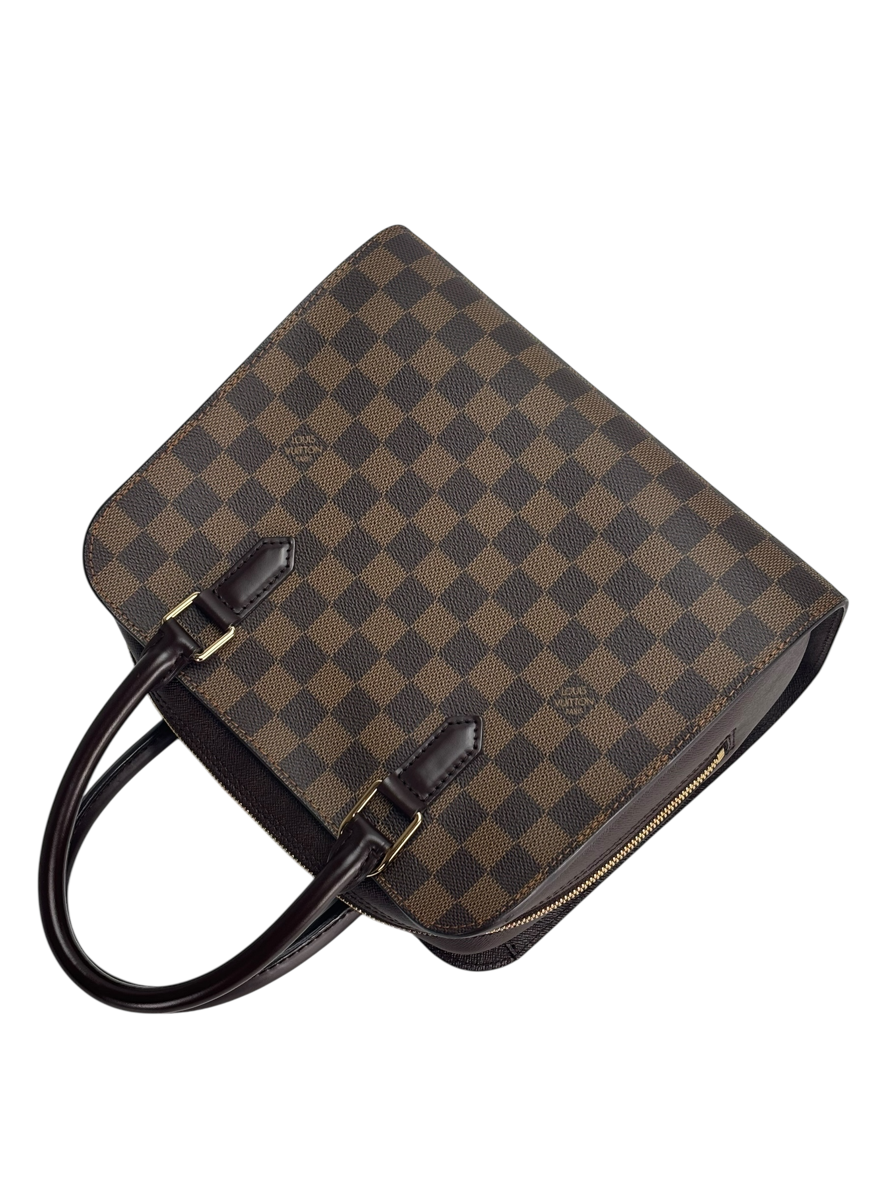 LOUIS VUITTON - Damier Ebene Canvas Handbag 