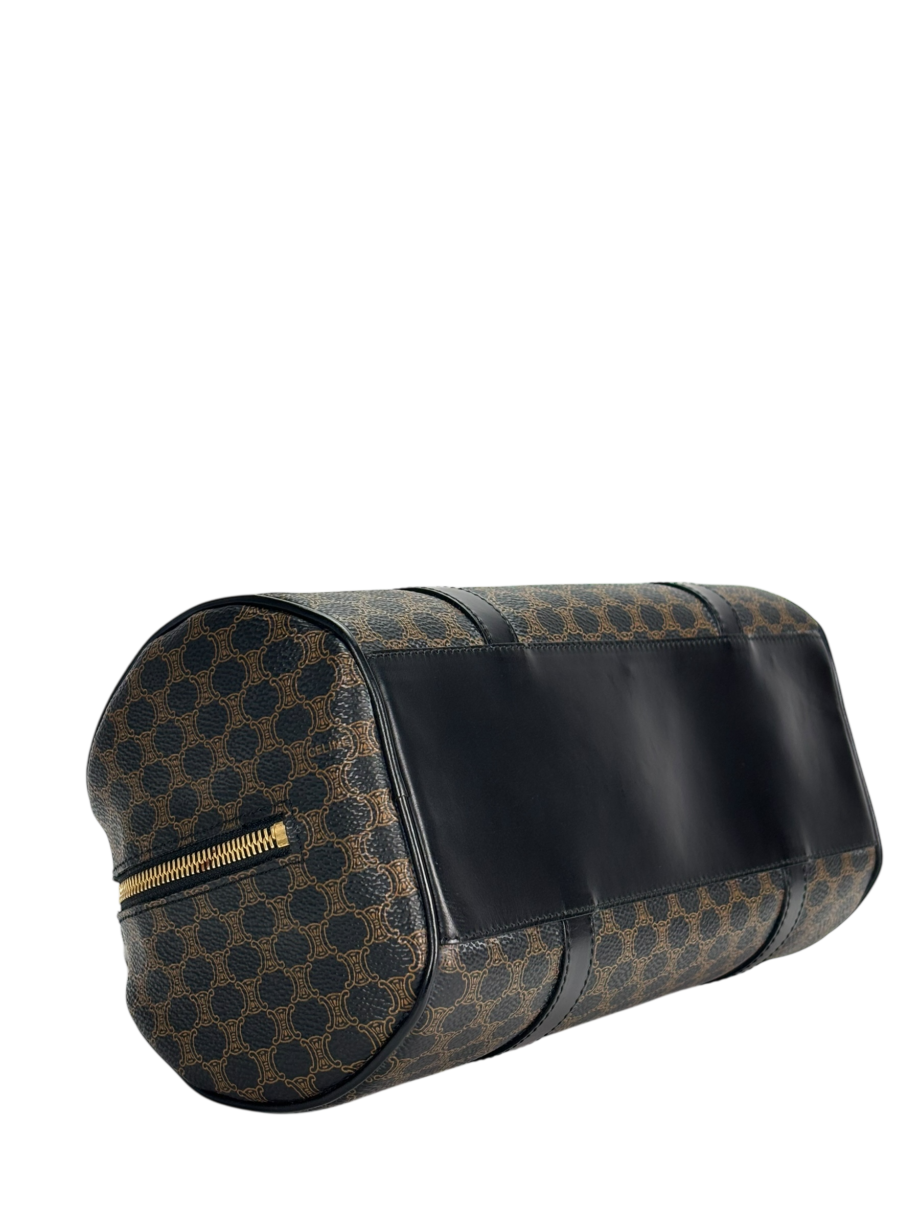 CELINE - Black Macadam Papillon Hand Bag