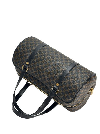 CELINE - Black Macadam Papillon Hand Bag