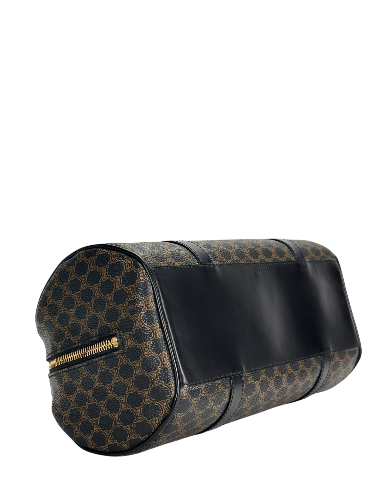 CELINE - Black Macadam Papillon Hand Bag