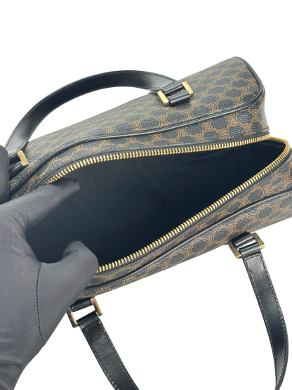 CELINE - Black Macadam Papillon Hand Bag