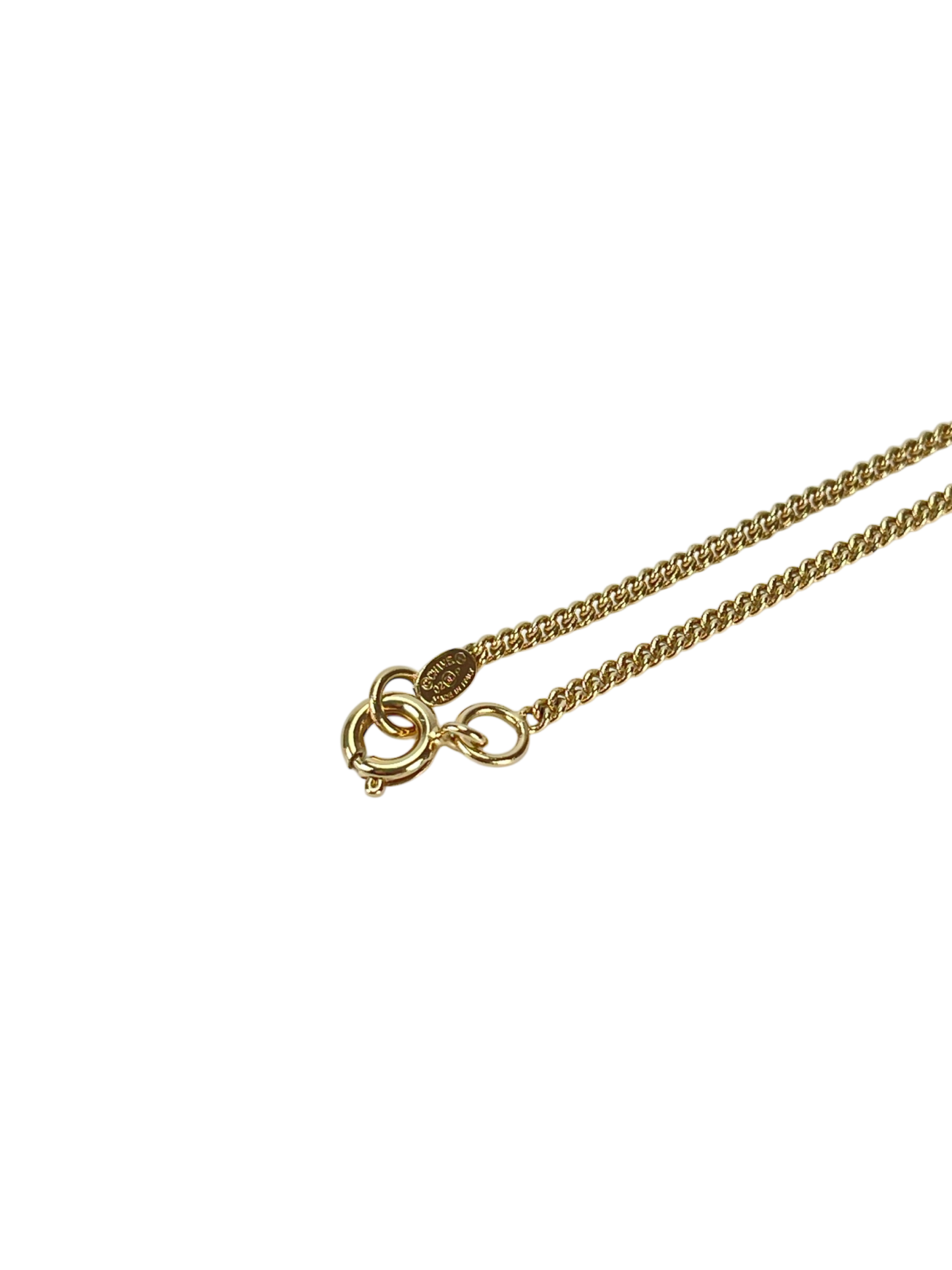 CHANEL - 02P Gold No.5 Rhinestone Pendant Necklace