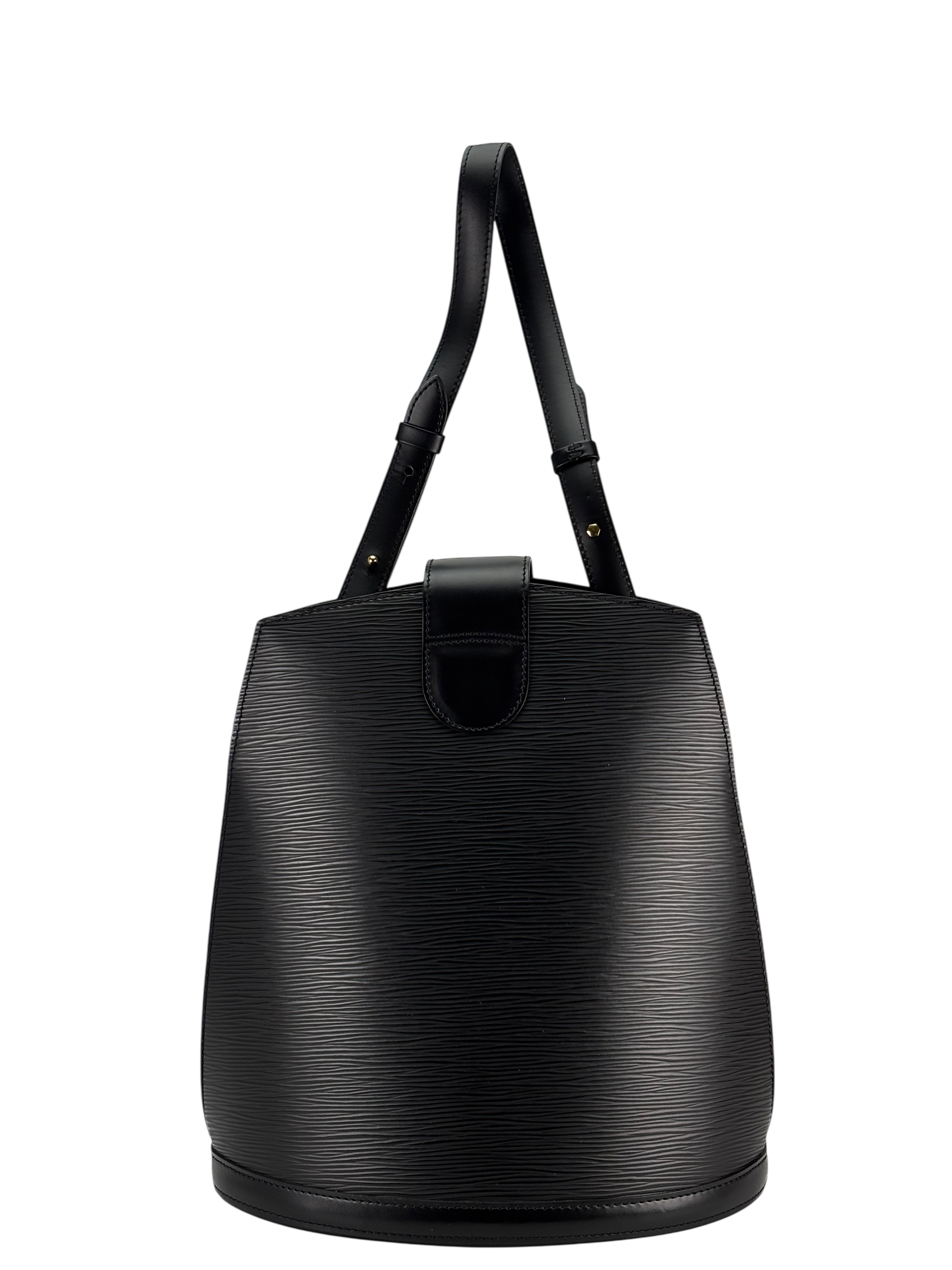 LOUIS VUITTON - Black Epi Leather Vintage Cluny Bag