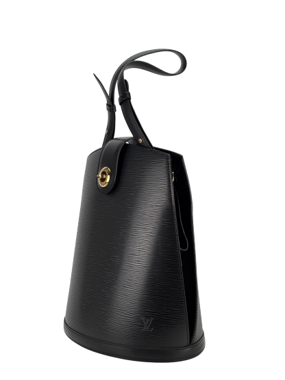 LOUIS VUITTON - Black Epi Leather Vintage Cluny Bag