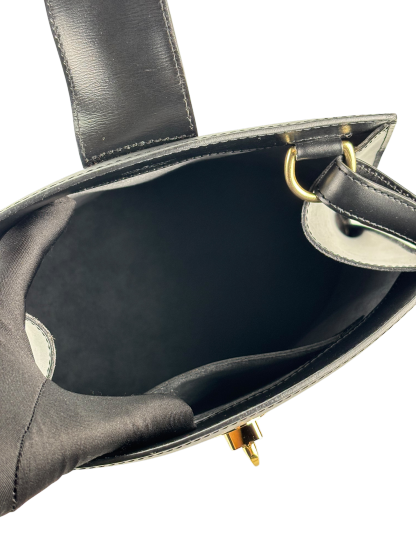 LOUIS VUITTON - Black Epi Leather Vintage Cluny Bag