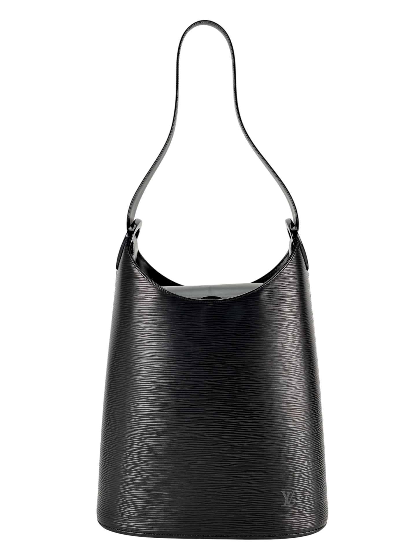 LOUIS VUITTON - Black Epi Verseau Leather Bag