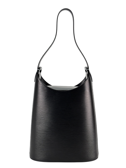 LOUIS VUITTON - Black Epi Verseau Leather Bag