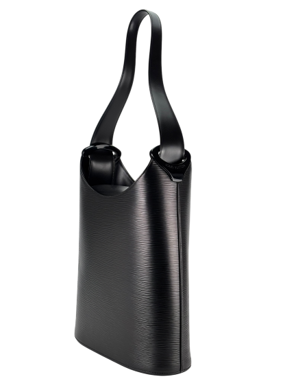 LOUIS VUITTON - Black Epi Verseau Leather Bag