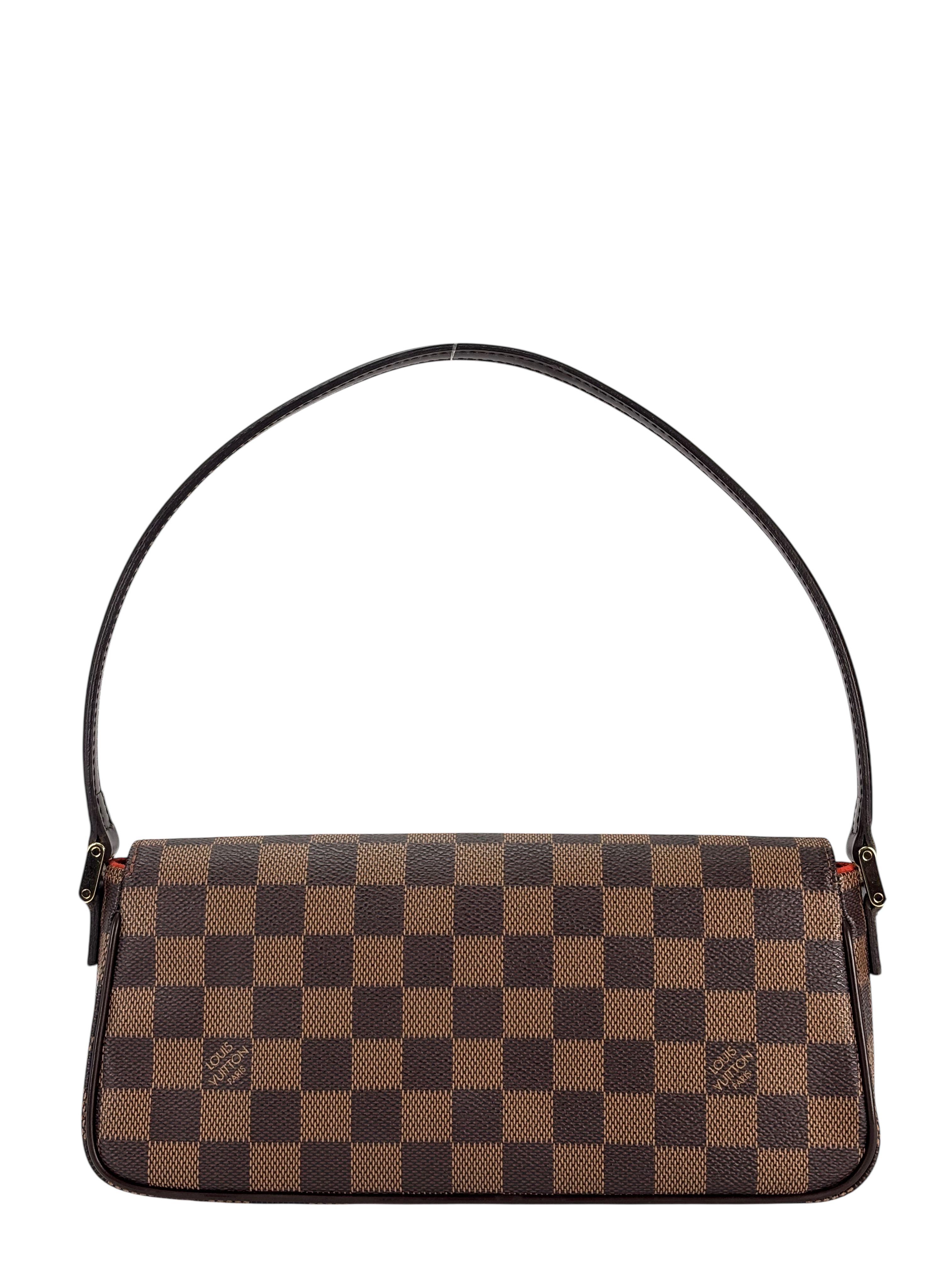 LOUIS VUITTON - Mini Monogram Damier Ebene Recoleta Bag