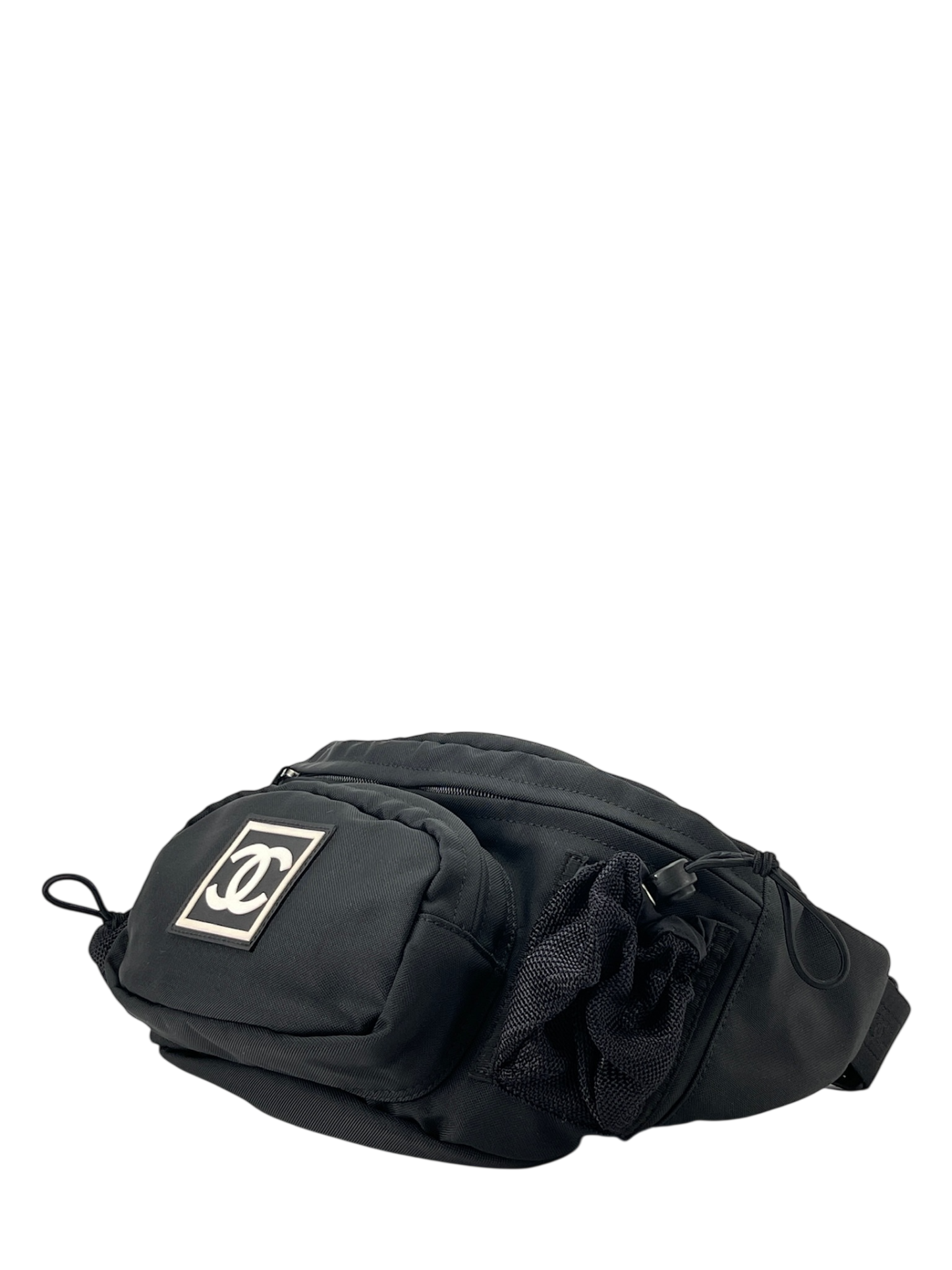 CHANEL - Sport CC Logo Black Waist Crossbody Shoulder Bag