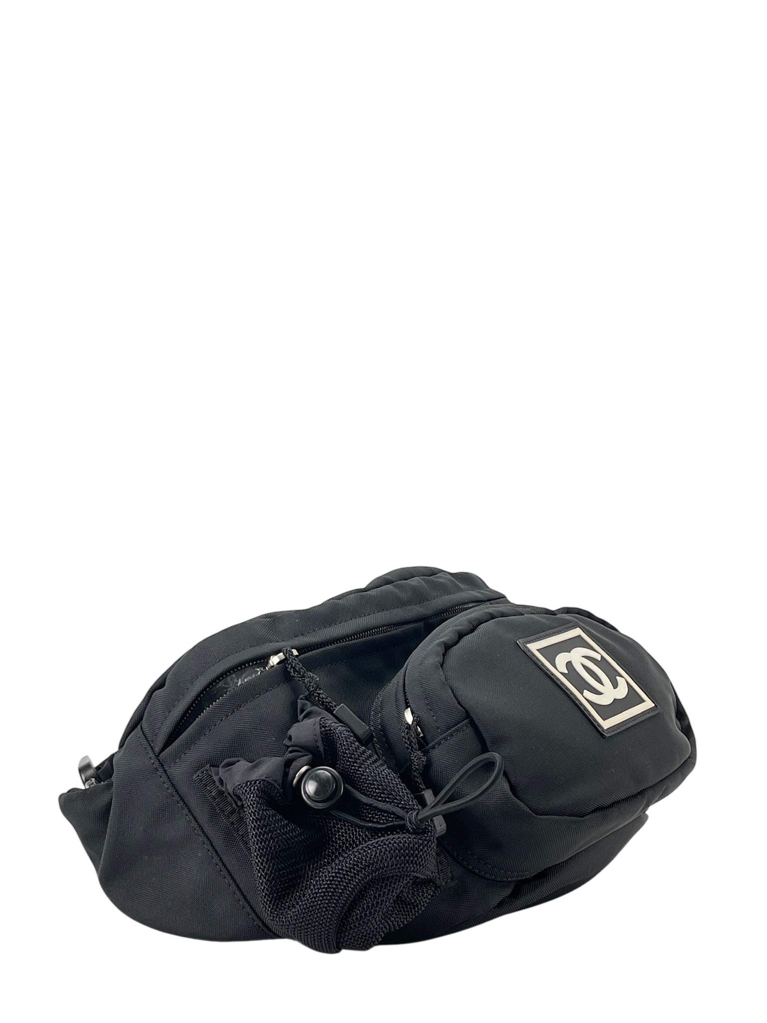 CHANEL - Sport CC Logo Black Waist Crossbody Shoulder Bag