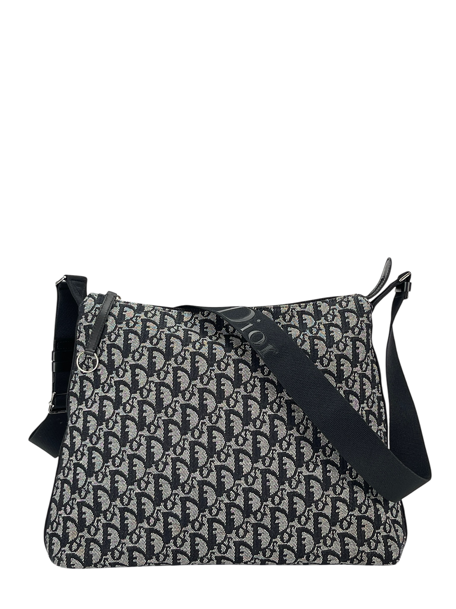 CHRISTIAN DIOR - Navy Diorissimo Pochette Shoulder Bag