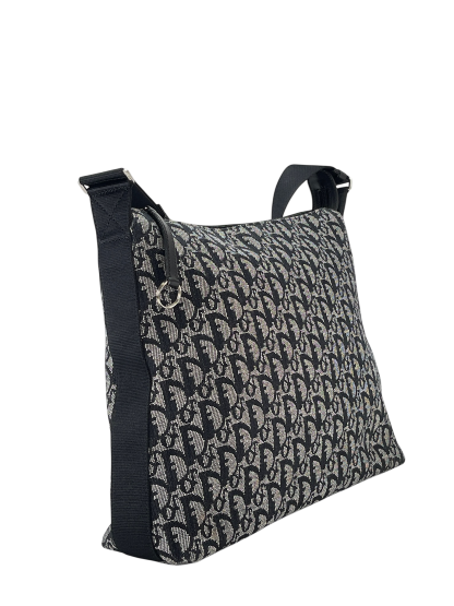 CHRISTIAN DIOR - Navy Diorissimo Pochette Shoulder Bag