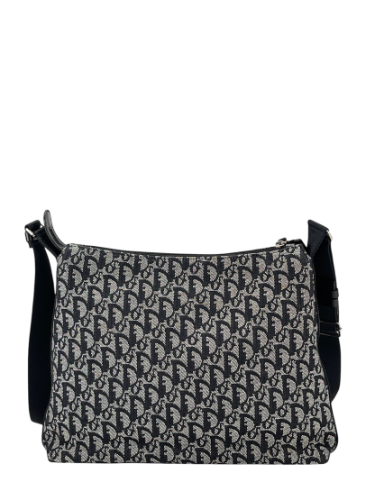 CHRISTIAN DIOR - Navy Diorissimo Pochette Shoulder Bag
