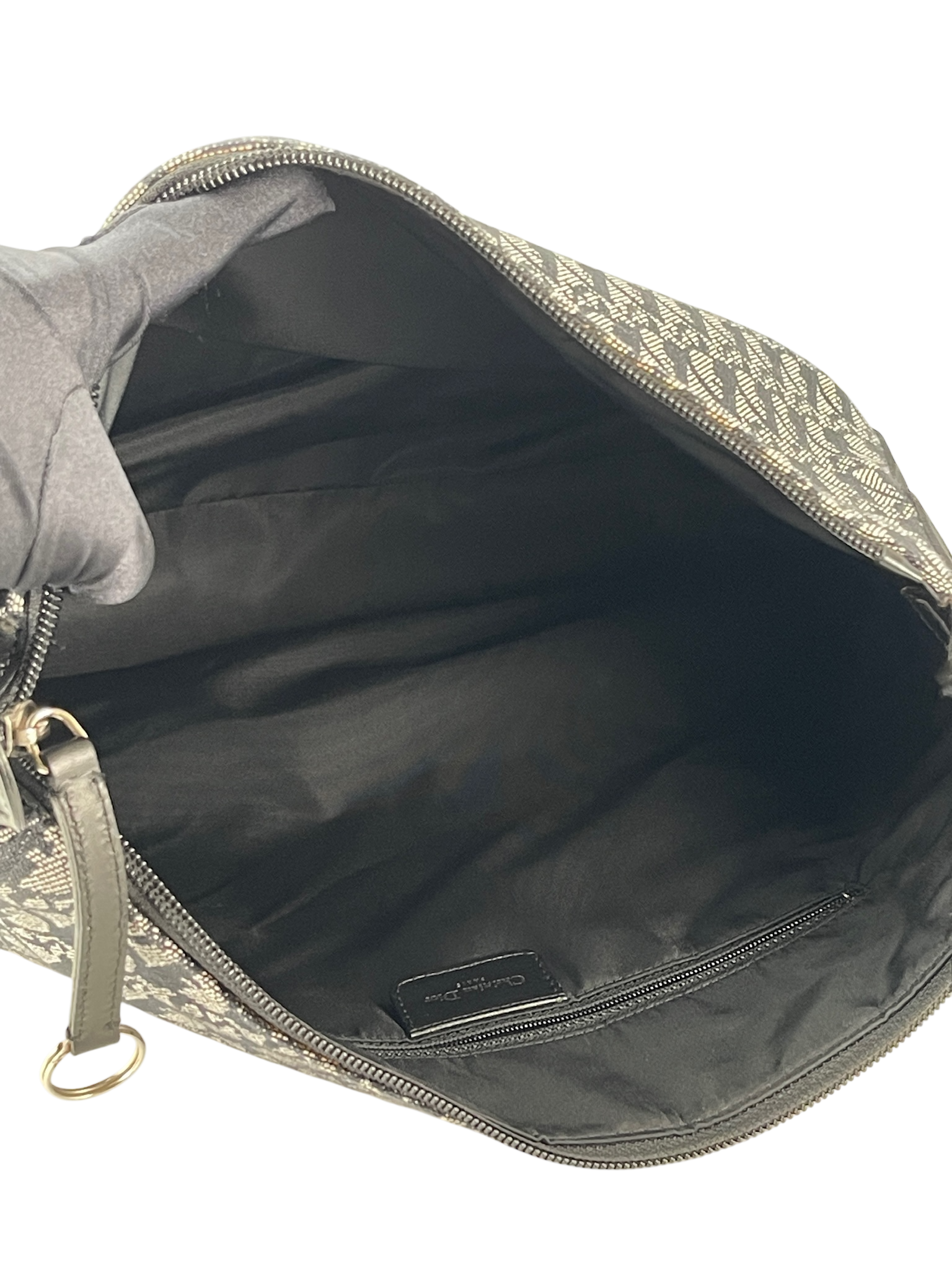 CHRISTIAN DIOR - Navy Diorissimo Pochette Shoulder Bag
