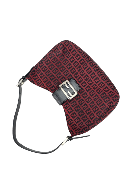 FENDI - Red Zucca Mamma Bucket Handbag 