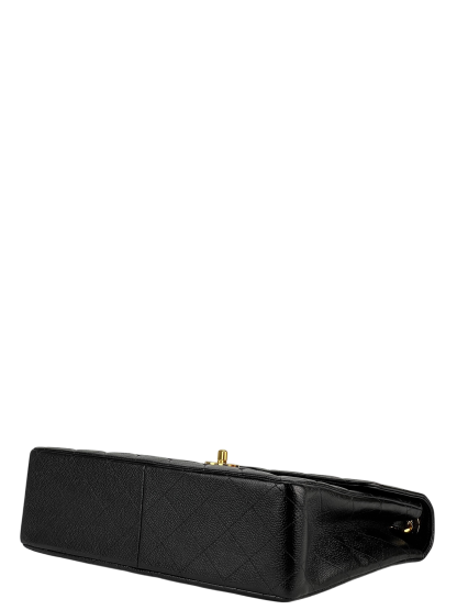 CHANEL - Black Caviar Jumbo Flap Bag 30