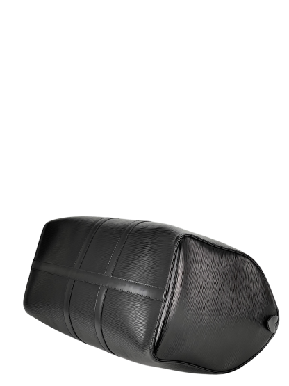 LOUIS VUITTON - Keepall 45 Boston Epi Canvas Black Handbag