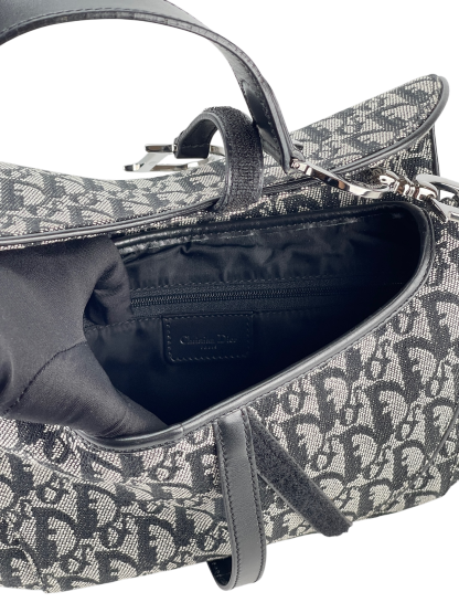 CHRISTIAN DIOR - Navy Saddle Handbag