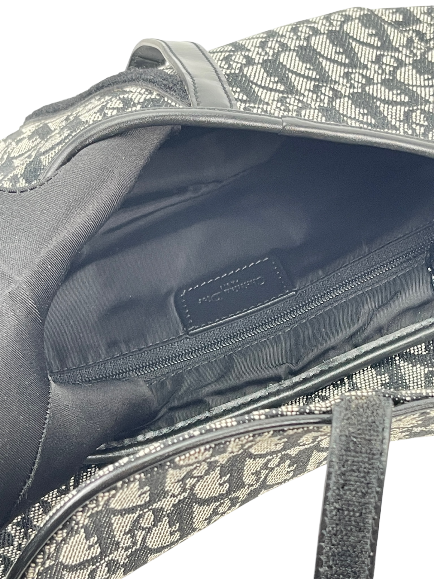 CHRISTIAN DIOR - Navy Saddle Handbag