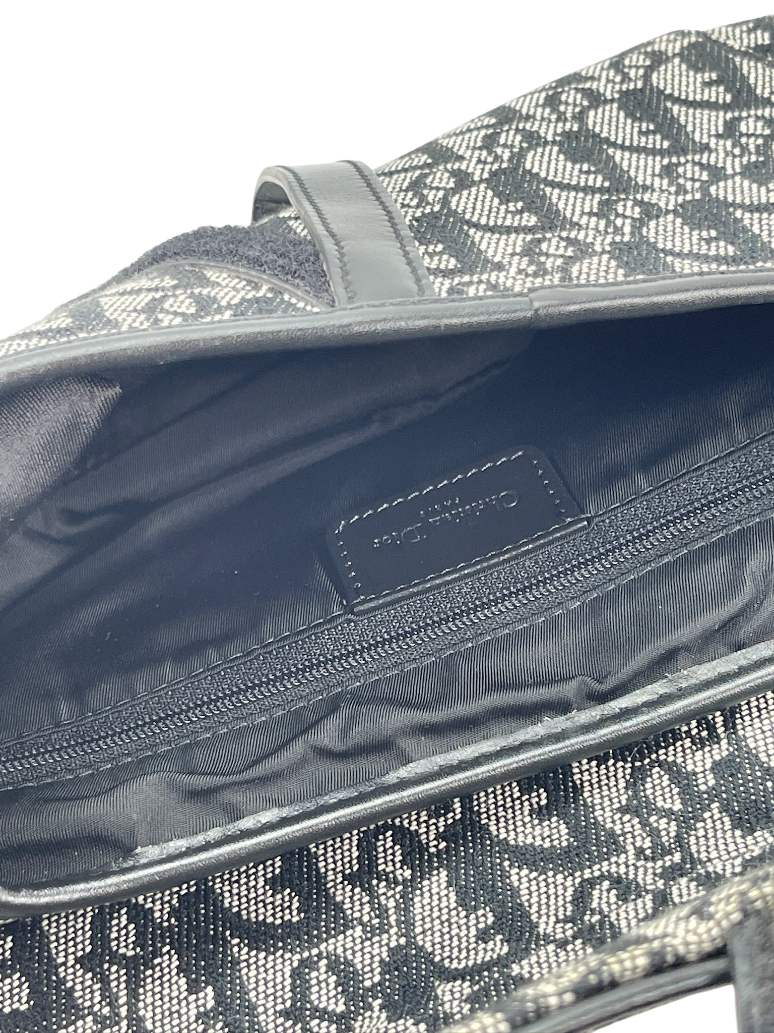 CHRISTIAN DIOR - Navy Saddle Handbag