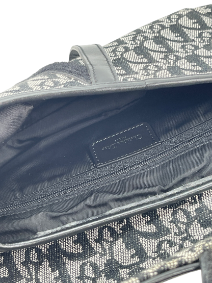 CHRISTIAN DIOR - Navy Saddle Handbag