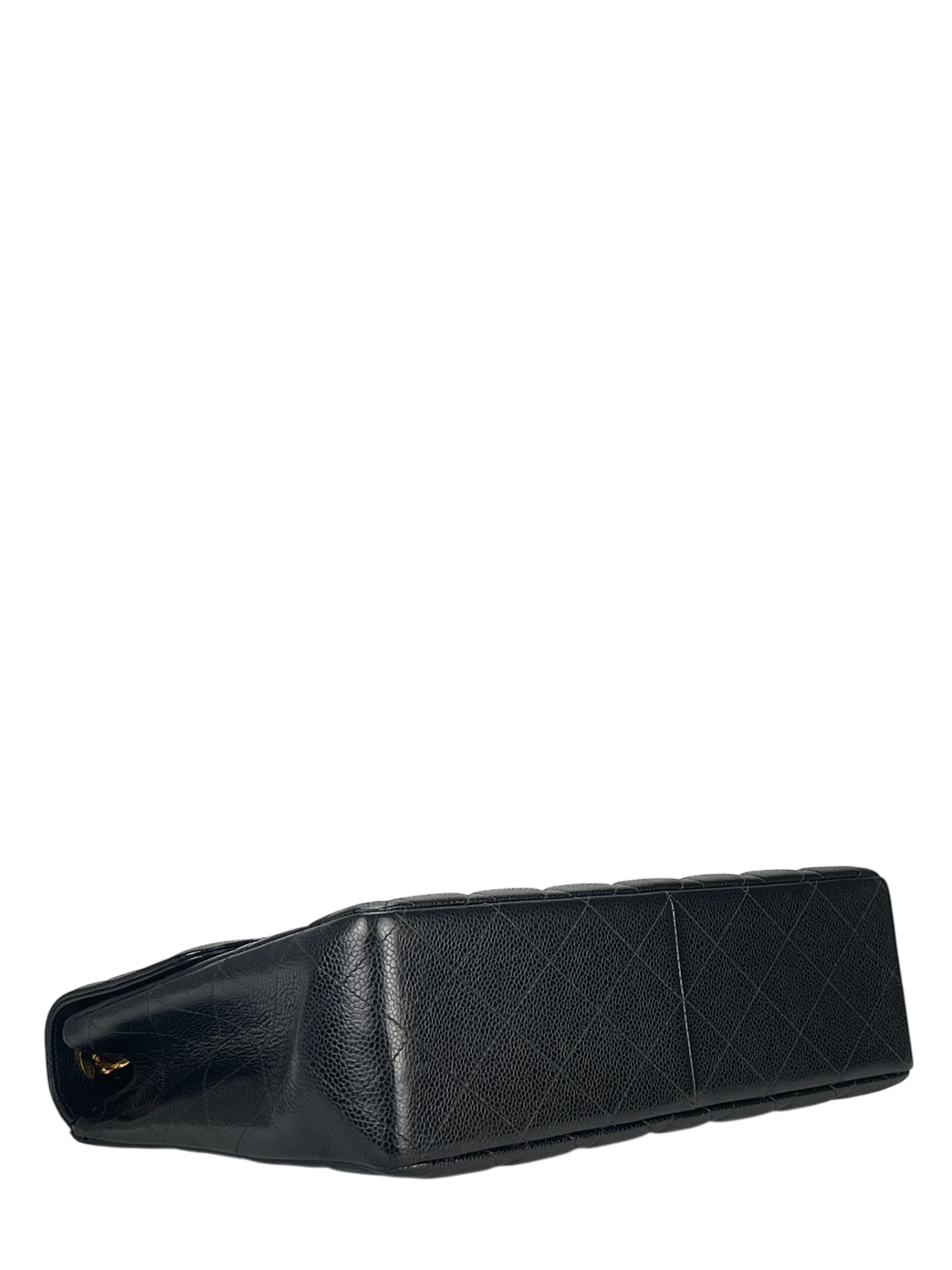 CHANEL - Black Caviar Jumbo Flap Bag 30