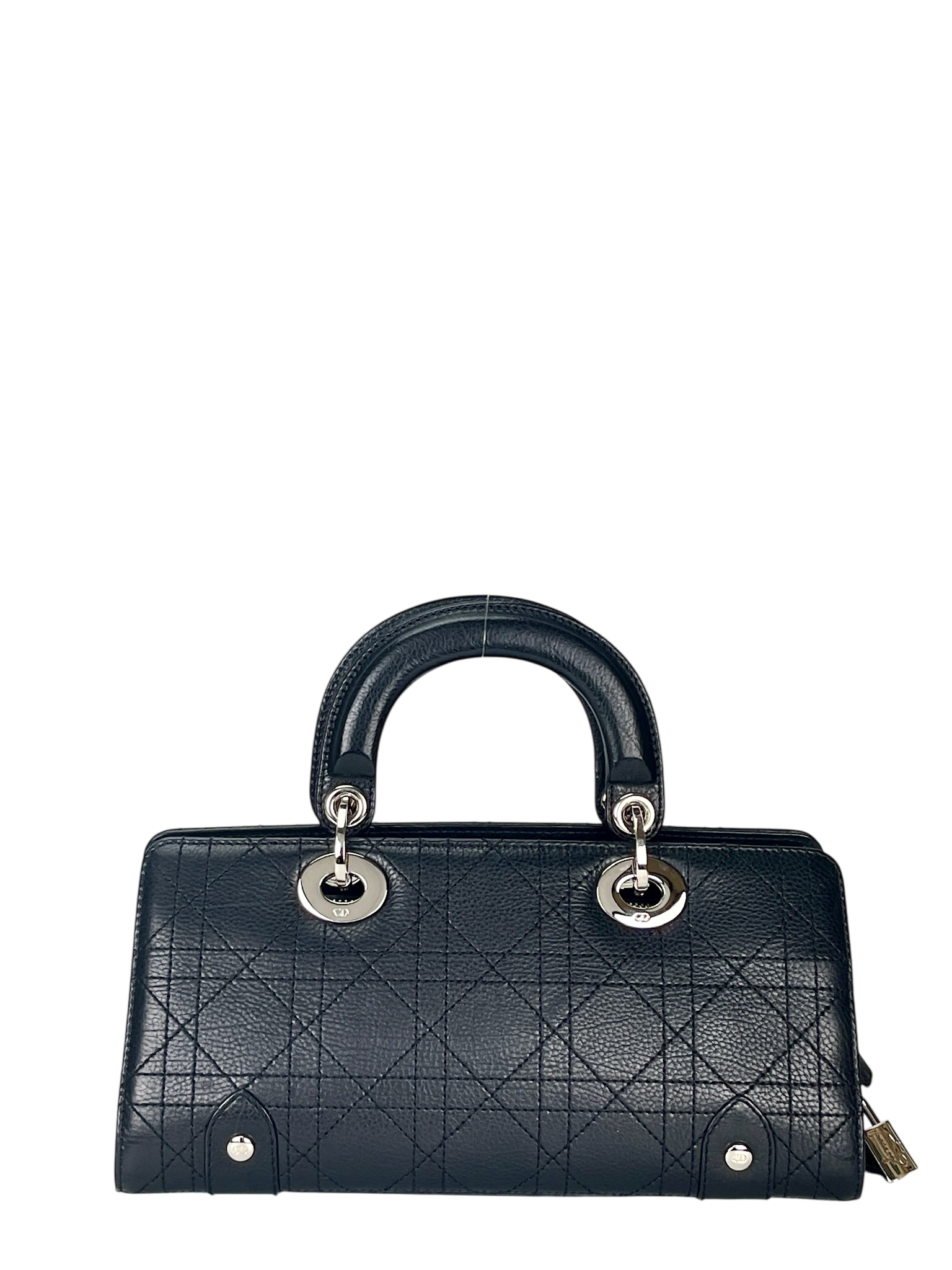 CHRISTIAN DIOR - Lady Dior East West Bag in Black