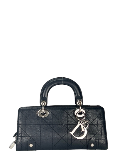 CHRISTIAN DIOR - Lady Dior East West Bag in Black