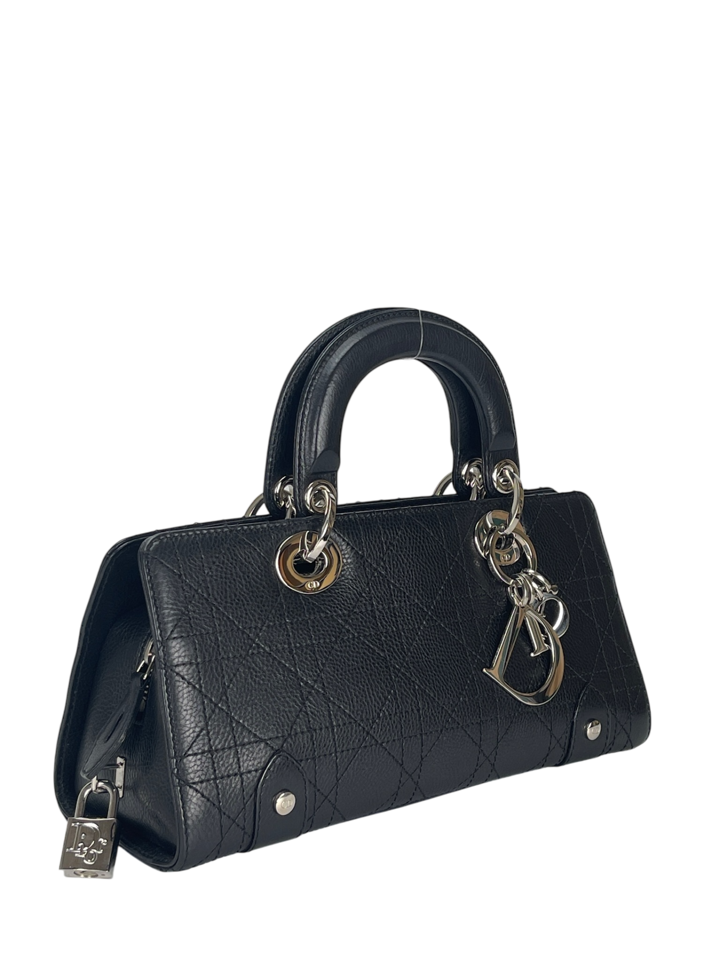 CHRISTIAN DIOR - Lady Dior East West Bag in Black