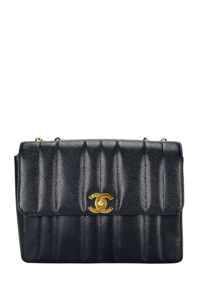 CHANEL - Caviar Mademoiselle Chain Shoulder Bag