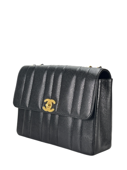 CHANEL - Caviar Mademoiselle Chain Shoulder Bag