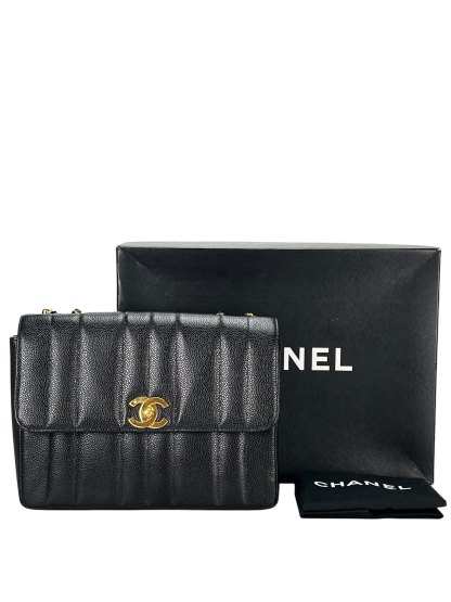 CHANEL - Caviar Mademoiselle Chain Shoulder Bag