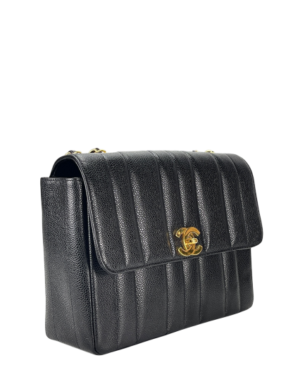 CHANEL - Caviar Mademoiselle Chain Shoulder Bag