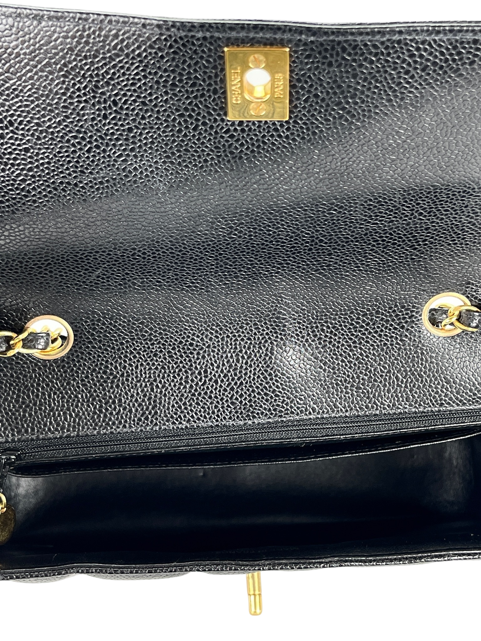 CHANEL - Caviar Mademoiselle Chain Shoulder Bag